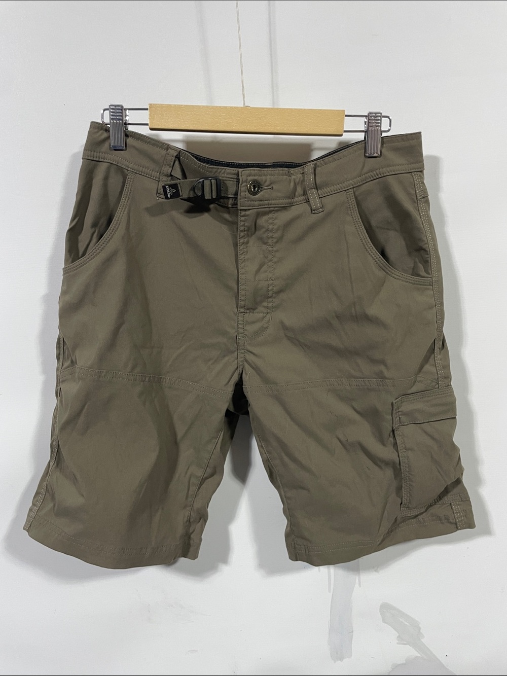 Prana Men's Cargo Shorts in Olive Drab